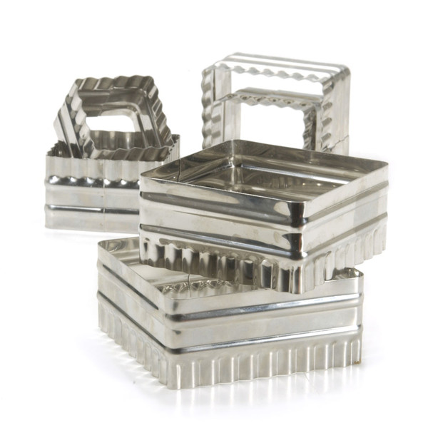 Double Sided Square Linzer Cutters