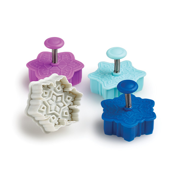 Snowflake Pop Out Cutter - Set of 4