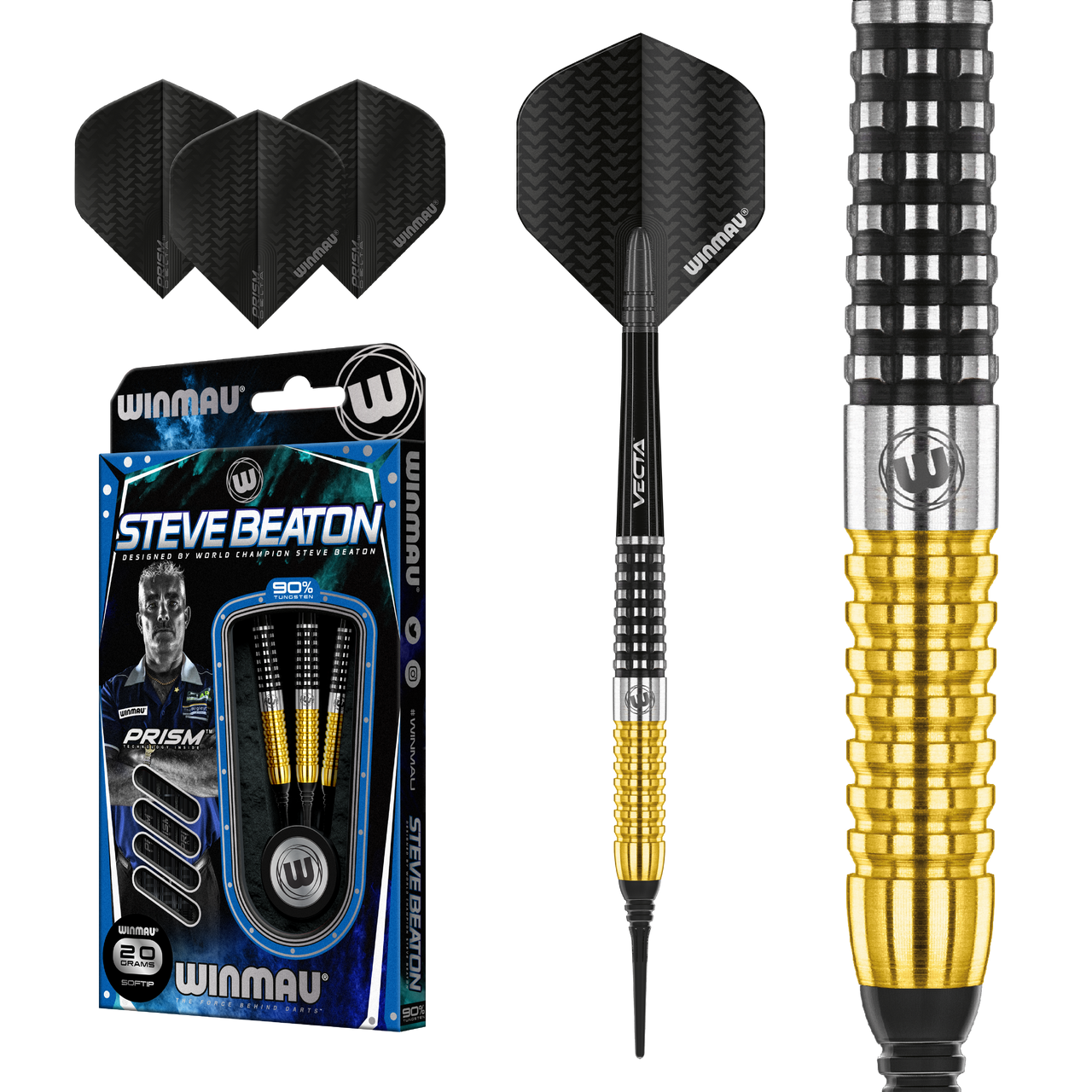 スティールダーツ】スティーブビートン２２g WINMAU 新品未使用-