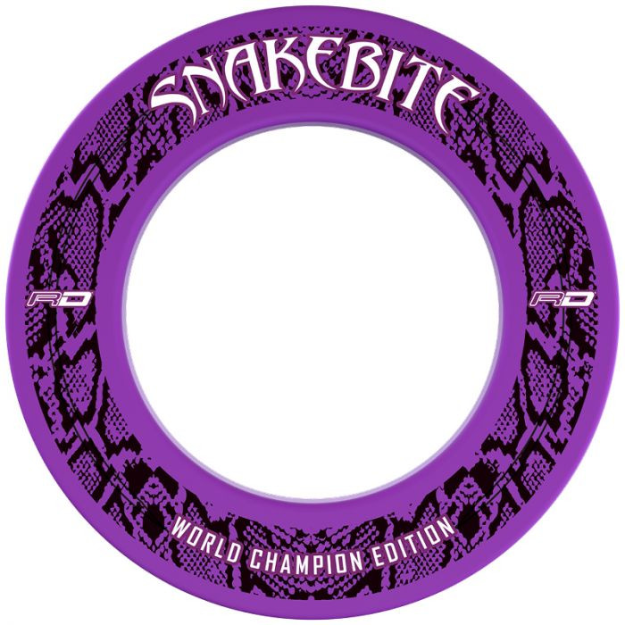 Red Dragon Peter Wright World Champion Purple Snake Skin Dartboard