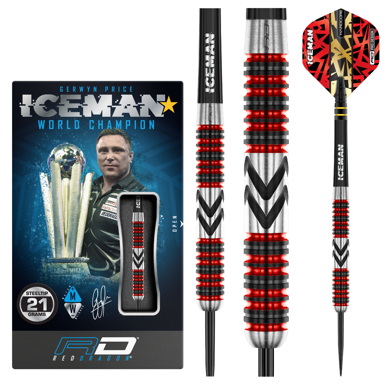 ダーツ Red Dragon Gerwyn Price Firebird Red Dragon Gerwyn Price Firebird Steel Tip - 21g