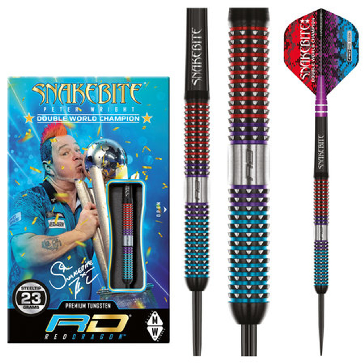 Red Dragon Peter Wright Spirit Steel Tip Darts