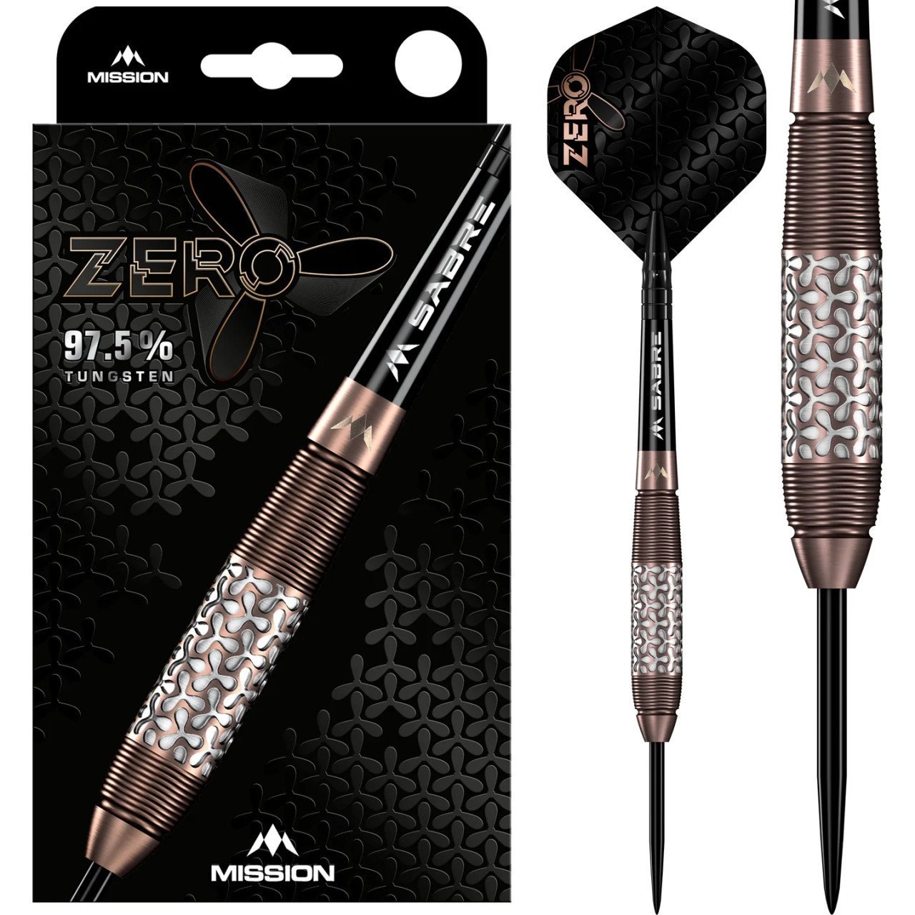 Mission Zero Steel Tip Darts - 30g