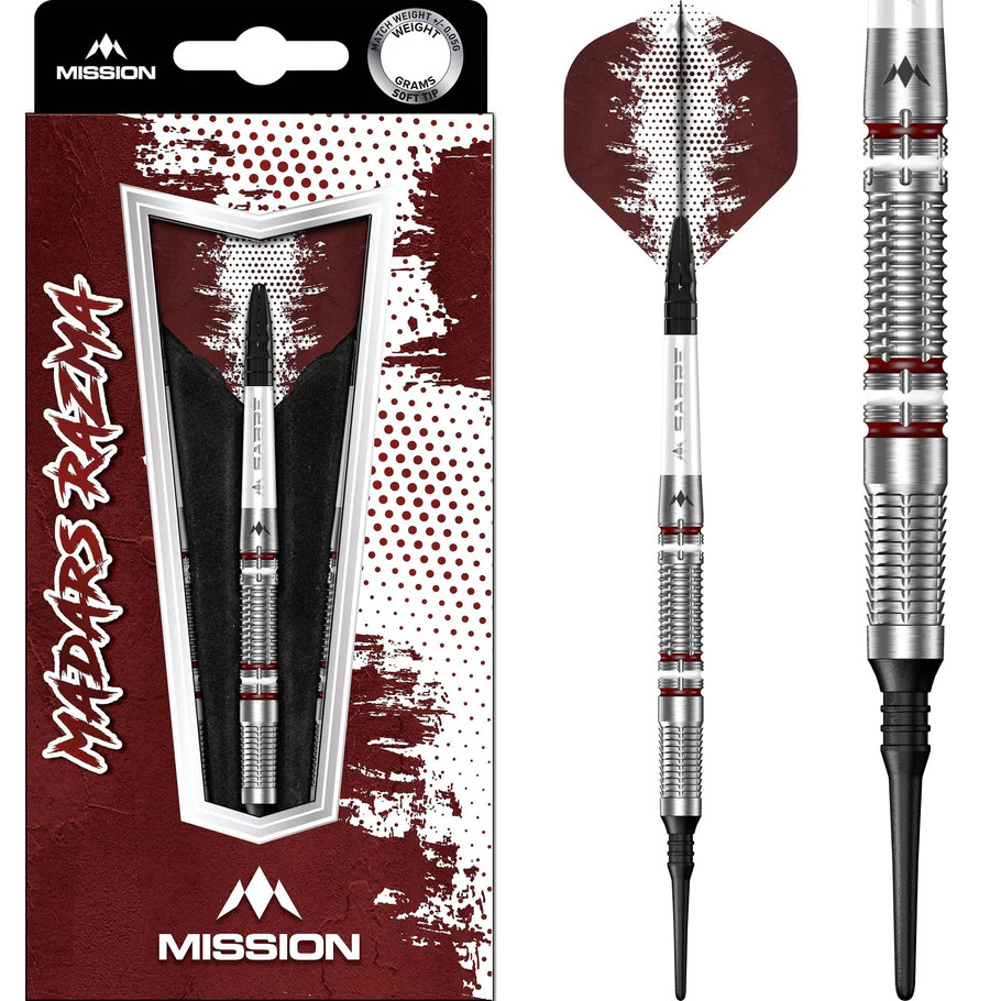 mission ダーツ　Madars Razma Mission Madars Razma Soft Tip Darts - 21g
