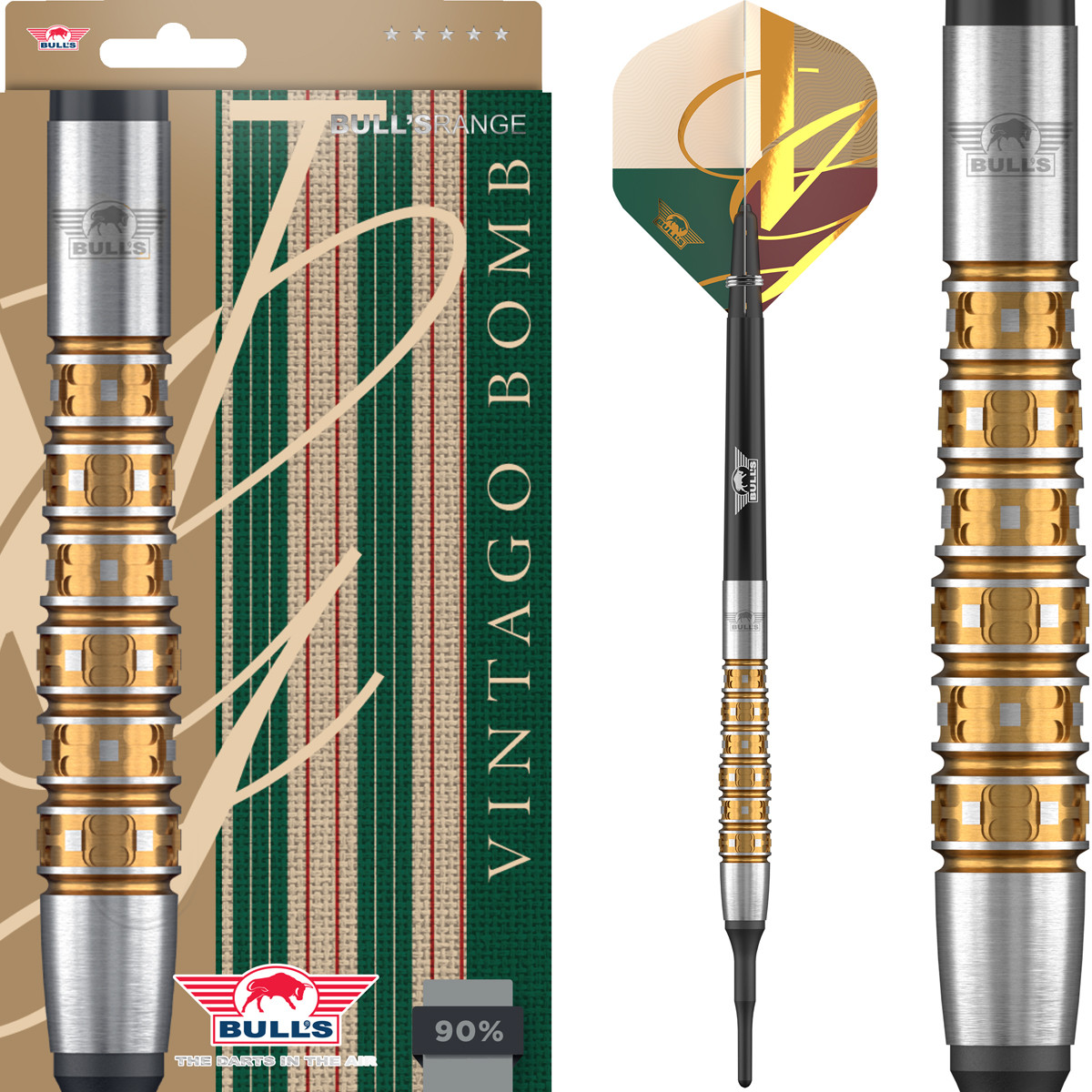 Bull's Vintago Bomb Soft Tip Darts - 17g