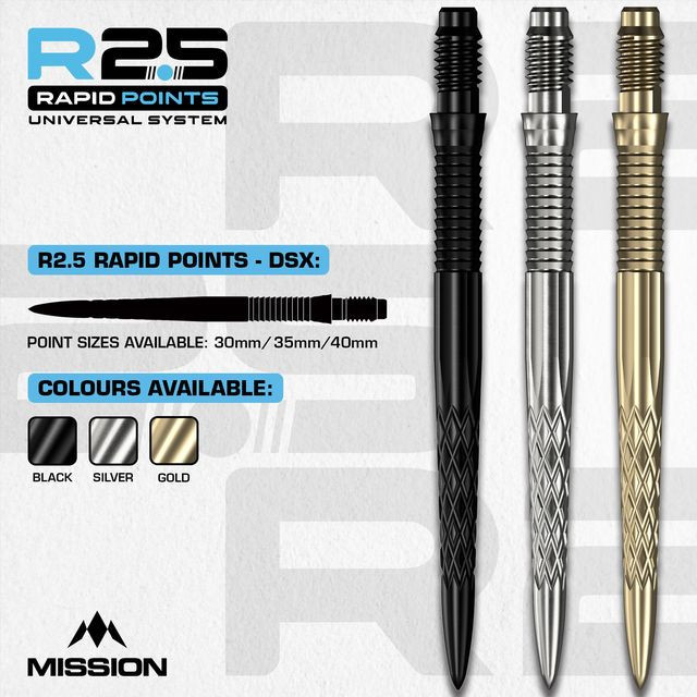 Mission R2.5 Rapid Points DSX - Gold
