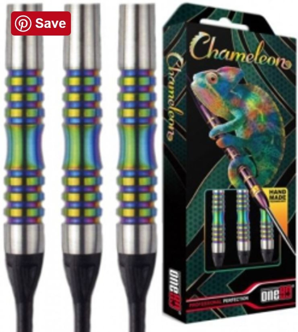 ONE80 Chameleon Coral 2ba Soft Tip Darts - 18g, VHD, 90% Tungsten