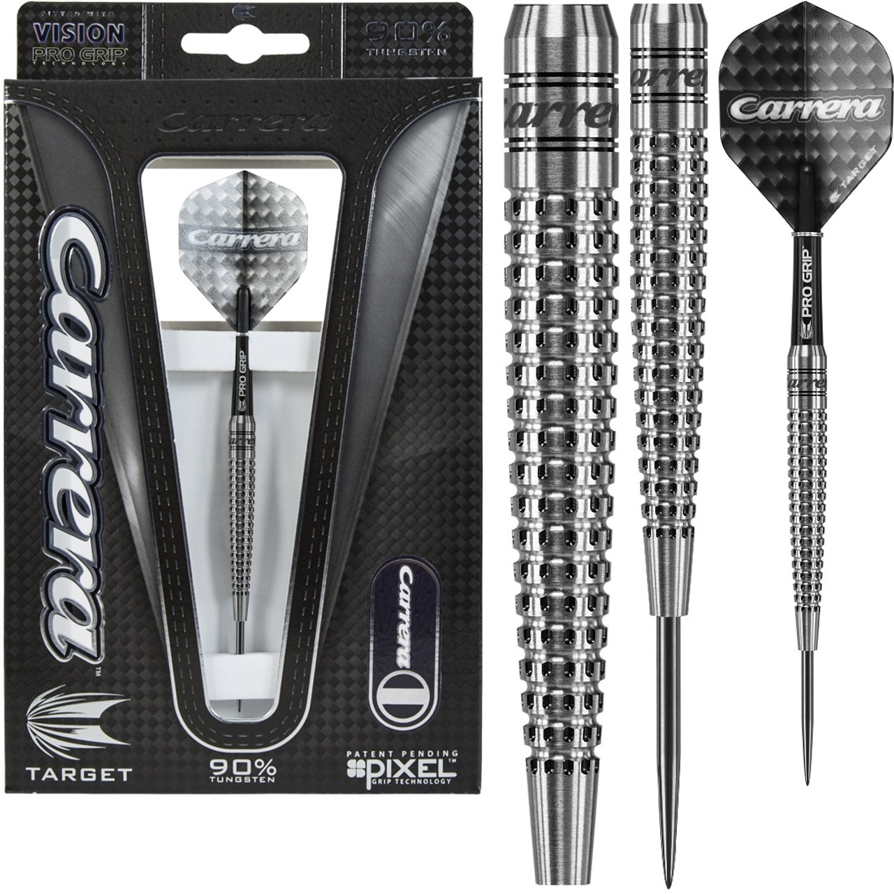 Target Carrera C17 Steel Tip 90% Tungsten Darts - 22g