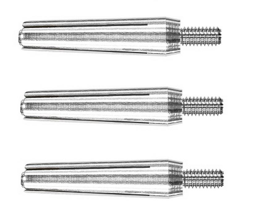 Lot De 3 Tiges De Rechange Target Phil Taylor - Noires, 9 Pièces - Compatibles Fléchettes G2 à G9 - 13