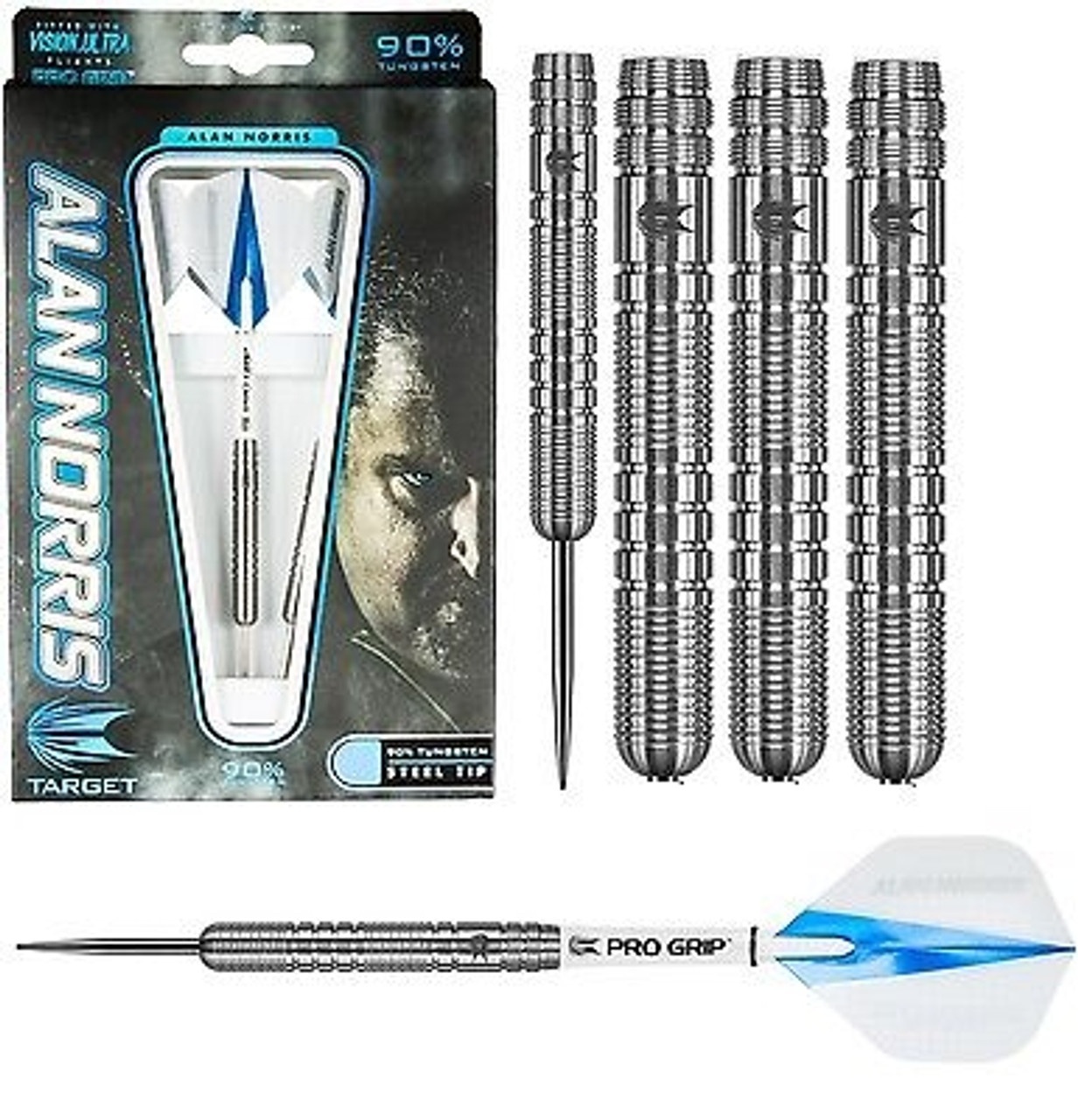 Alan Norris Signature Darts | Steel Tip, 22 Grams | Target