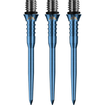 Mission - Titan Pro - Titanium Conversion Dart Points - Soft to Steel - Grooved - 34mm - Solid Blue Mission - Titan Pro - Titanium Conversion Dart Points - Soft to Steel - Grooved - 34mm - Solid Blue