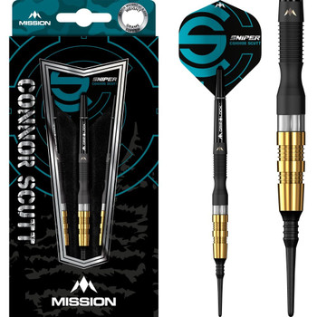 Mission Connor Scutt Soft Tip Darts - 20g Mission Connor Scutt Soft Tip Darts - 20g