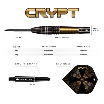 Mission Crypt Steel Tip M1 Steel Tip- 24g Mission Crypt Steel Tip M1 Steel Tip- 24g