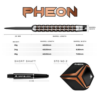 Mission Pheon Steel Tip - 24g Mission Pheon Steel Tip - 24g