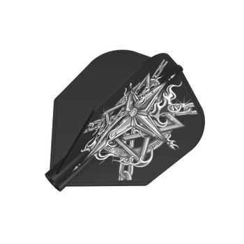 Target 8 Flight No.6 (Small Standard) Mitsumasa Hoshino G2 - Black Target 8 Flight No.6 (Small Standard) Mitsumasa Hoshino G2 - Black