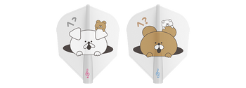 Target 8 Flight No.6 (Small Standard) Mao Kumagai - White - Bear / Dog Target 8 Flight No.6 (Small Standard) Mao Kumagai - White - Bear / Dog