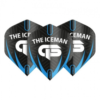 Red Dragon Players Extra Thick Hardcore Gerwyn Price Black, White & Grey Logo Standar Flights