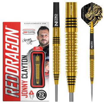 Red Dragon Jonny Clayton Gold 22g Steel Tip Red Dragon Jonny Clayton Gold 22g Steel Tip