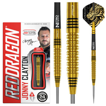 Red Dragon Jonny Clayton Gold 24g Steel Tip Red Dragon Jonny Clayton Gold 24g Steel Tip