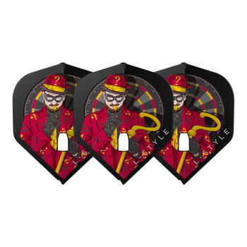 L-style Champagne Brian Raman V1 Flights - Standard L1c - Black L-style Champagne Brian Raman V1 Flights - Standard L1c - Black