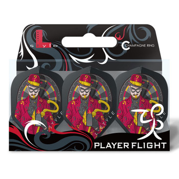 L-style Champagne Brian Raman V1 Flights - Standard L1c - Black L-style Champagne Brian Raman V1 Flights - Standard L1c - Black