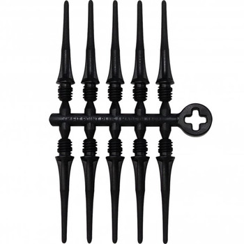 Cosmo - Fit Point Plus - Soft Tips - Pack of 50 - Black Cosmo - Fit Point Plus - Soft Tips - Pack of 50 - Black