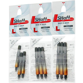 L-style Straight Locked Clear Black / Orange 2 Tone L-Shaft L-style Straight Locked Clear Black / Orange 2 Tone L-Shaft