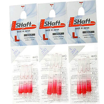 L-style Straight Locked Clear / Red 2 Tone L-Shaft L-style Straight Locked Clear / Red 2 Tone L-Shaft