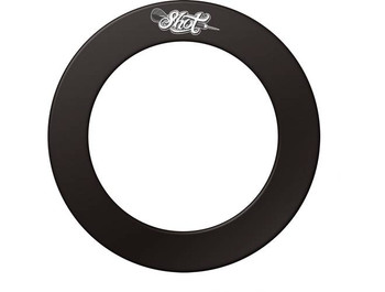 Shot Logo Dartboard Surround - Black Shot Logo Dartboard Surround - Black