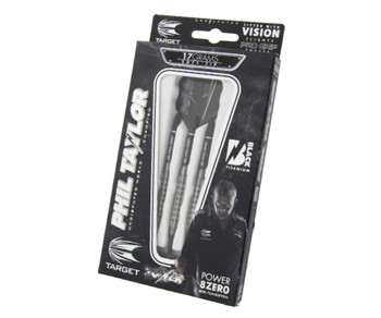 Target Phil Taylor Power 8Zero Black Titanium Soft Tip - 17g Target Phil Taylor Power 8Zero Black Titanium Soft Tip - 17g