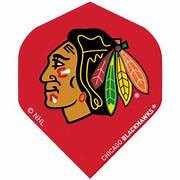 NHL Chicago Blawkhawk Flights - standard size