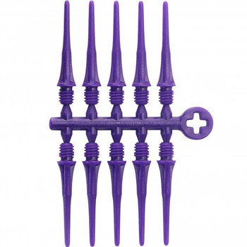 Cosmo -Fit Point Plus - Soft Tips - Pack of 50 - Purple Cosmo -Fit Point Plus - Soft Tips - Pack of 50 - Purple
