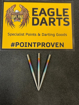 Talon Replacement Steel Tip Points - Rainbow 34mm Talon Replacement Steel Tip Points - Rainbow 34mm