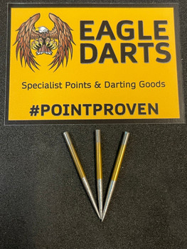 Talon Replacement Steel Tip Points - Gold 34mm Talon Replacement Steel Tip Points - Gold 34mm