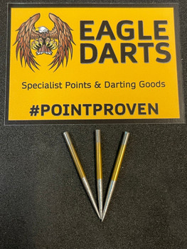 Talon Replacement Steel Tip Points - Gold 36mm Talon Replacement Steel Tip Points - Gold 36mm