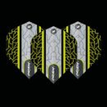 Winmau Prism Alpha Black & Yellow Winmau Prism Alpha Black & Yellow