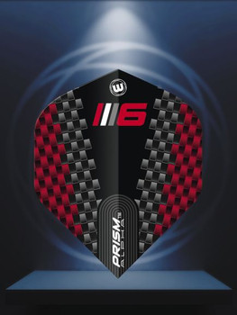 Winmau Prism Alpha Black & Red Winmau Prism Alpha Black & Red