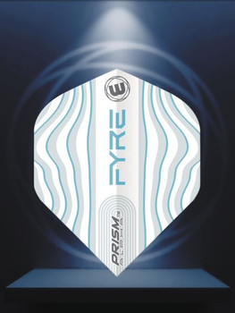 Winmau  Prism Alpha White, Aqua & Blue Winmau  Prism Alpha White, Aqua & Blue