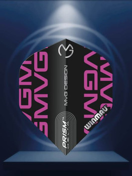 Winmau Prism Delta MVG Black & Purple Logo Flight Winmau Prism Delta MVG Black & Purple Logo Flight
