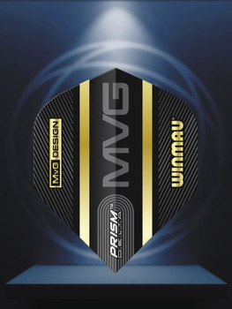 Winmau Prism Delta MVG Black & Gold Flight Winmau Prism Delta MVG Black & Gold Flight