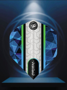 Winmau Prism Alpha White & Blue Flight Winmau Prism Alpha White & Blue Flight