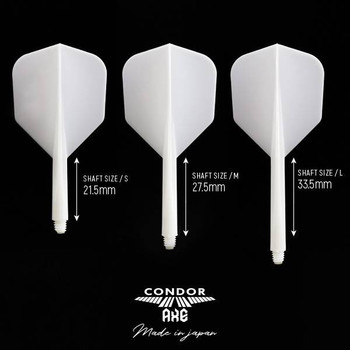 Condor AXE - White - Small Flight (Shape) Medium Condor AXE - White - Small Flight (Shape) Medium