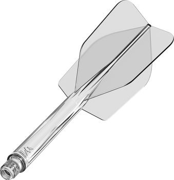 Mission Force 90 - New Moulded Flight & Shaft System -Clear- Slim-  Medium Mission Force 90 - New Moulded Flight & Shaft System -Clear- Slim-  Medium