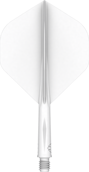 Mission Force 90 - New Moulded Flight & Shaft System -White- Standard No2- Short Mission Force 90 - New Moulded Flight & Shaft System -White- Standard No2- Short