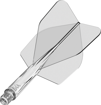 Mission Force 90 - New Moulded Flight & Shaft System -Clear- Standard No6- Short Mission Force 90 - New Moulded Flight & Shaft System -Clear- Standard No6- Short