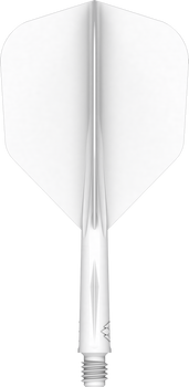 Mission Force 90 - New Moulded Flight & Shaft System -White- Standard No6- Short Mission Force 90 - New Moulded Flight & Shaft System -White- Standard No6- Short