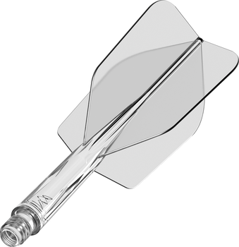 Mission Force 90 - New Moulded Flight & Shaft System -Clear- Slim- Short Mission Force 90 - New Moulded Flight & Shaft System -Clear- Slim- Short