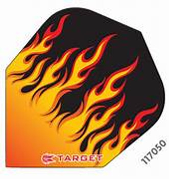 Target Pro 100 Flames No.6 Flights - Small Standard Target Pro 100 Flames No.6 Flights - Small Standard