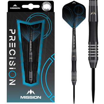 Mission Precision - Steel Tip - Black PVD 25g Mission Precision - Steel Tip - Black PVD 25g