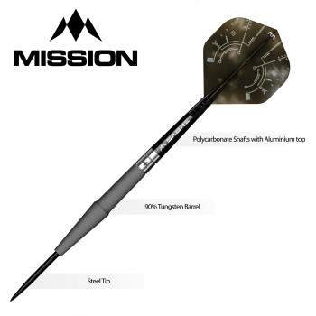 Mission Saturn - Steel Tip - 90% Tungsten - Hyperion 22g Mission Saturn - Steel Tip - 90% Tungsten - Hyperion 22g